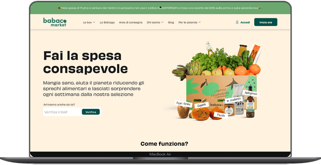 Babaco Mobile Mockup